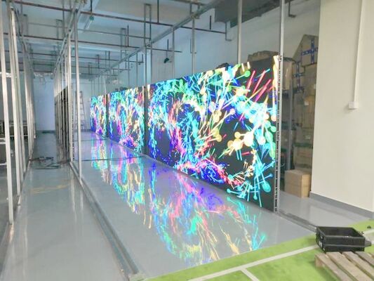 2000cd/m2 Brilho Ecrã LED transparente, Panfletos publicitários LED a cores