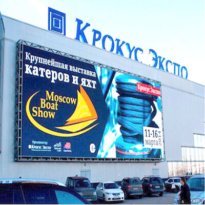 Publicidade Instalação fixa 6500cd Alto brilho P6 Exterior Full Color LED Screen