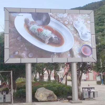 Display LED Full Color Publicitário Billboard P10 LED Exterior Para Instalação Fixa de Shopping Mall