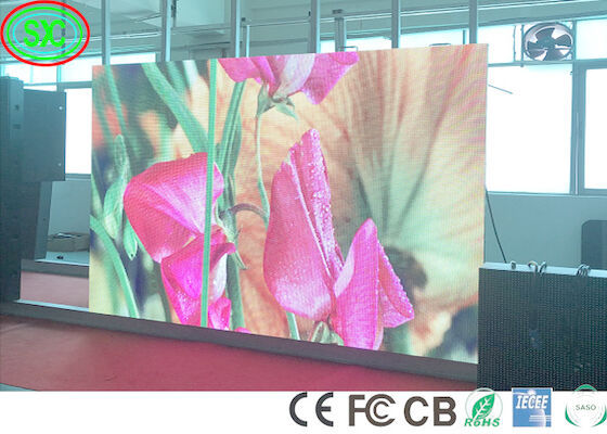 Aluguel 1200nits P3.91 Indoor Full Color LED Display 450W tela LED full color