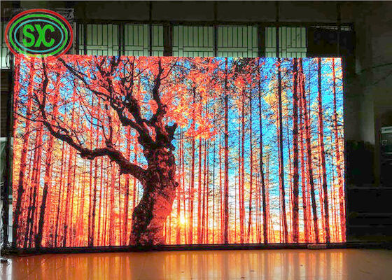 P4 LED de fundo de parede interior sem costura alta taxa de atualização de 3840Hz