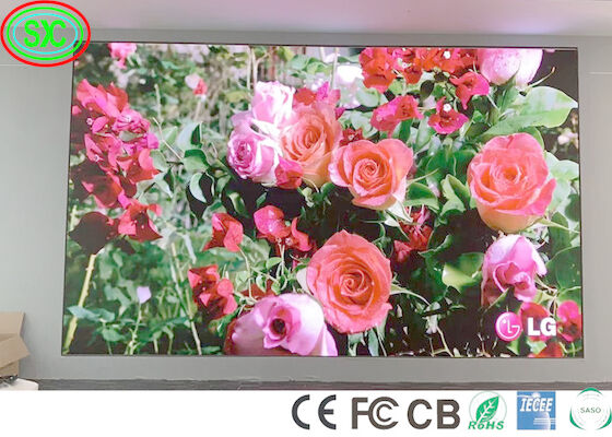 SABER SASO Indoor Full Color LED Display P2.5 Display LED 6500cd/m2 programável
