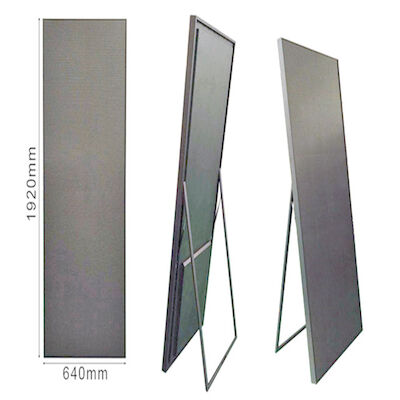 P3 Indoor Portátil LED Poster Screen Full Color com Caixa de Alumínio Die Catting