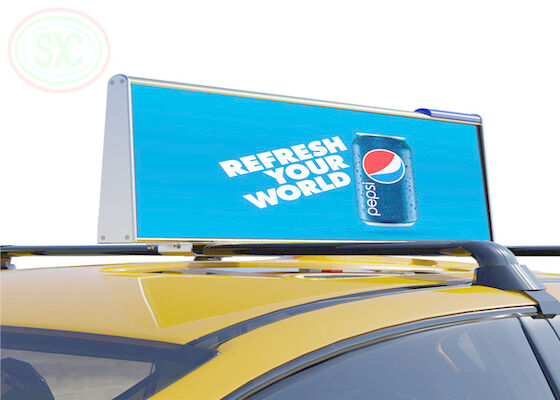 Aluguer ao ar livre Large Screen Full Color DIP 10mm SMD Publicidade Informação LED Display de carro