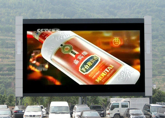 COB P1.25 DIP Outdoor Full Color LED Advertising Display Screen 1R1G1B Alto brilho