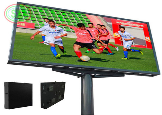 Bom preço Grande P8 exterior conduziu o quadro de avisos com o armário de aço 1024*1024mm do ferro da coluna on-line
