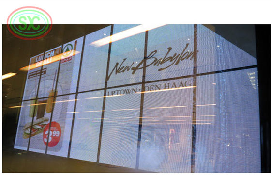 Bom preço Tela P3.91-7.8125 conduzida transparente interna do produto transparente ajustável do diodo emissor de luz do brilho on-line