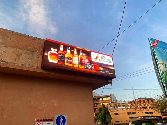 Ecrã de exibição LED P8 Parede de exibição LED exterior Parede de vídeo LED fixa P8 exterior