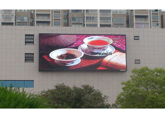 Ecrã de display LED Instalação fixa P10 Publicidade LED Full Color ao ar livre Panfletos