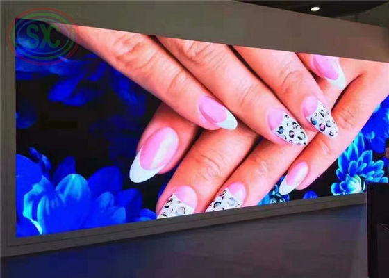 Grande tela de aluguel flexível sem exposição de mancha 1/32 placa de tela LED de varredura HD 1R1G1B P2.5mm