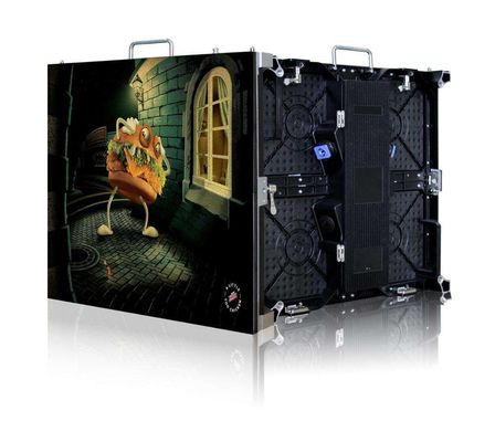 Ecrã de visualização de LED de aluguer interno de alumínio a moldagem por impressão P5 SMD Super Slim LED HD