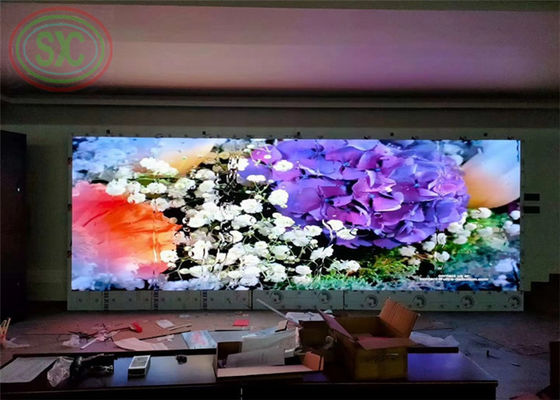 Baixo consumo de LEDs para parede interna P3, P3.91, P4.81 Ecrã LED para reuniões académicas