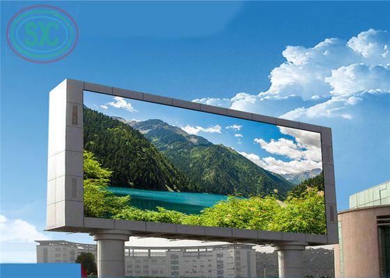 Alto brilho 6000 nits outdoor digital LED outdoor LED display sob a luz solar direta