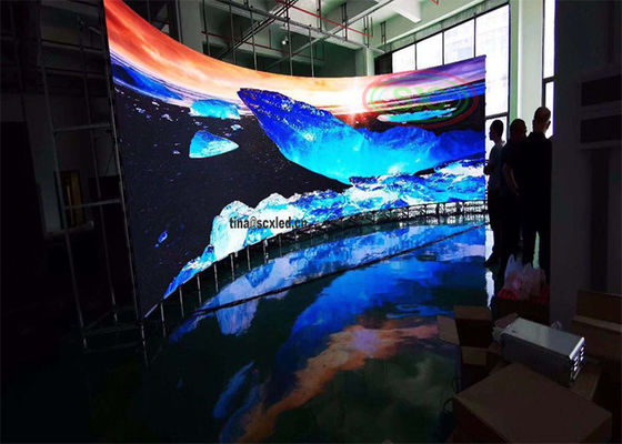 Display LED de serviço frontal eletrônico a cores completas com módulos magnéticos