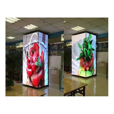 Indoor Outdoor 6 Sides Smd3535 2000nits Cube LED Video Wall P3.91mm Para DJ Stage