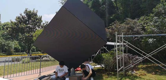 Indoor Outdoor 6 Sides Smd3535 2000nits Cube LED Video Wall P3.91mm Para DJ Stage