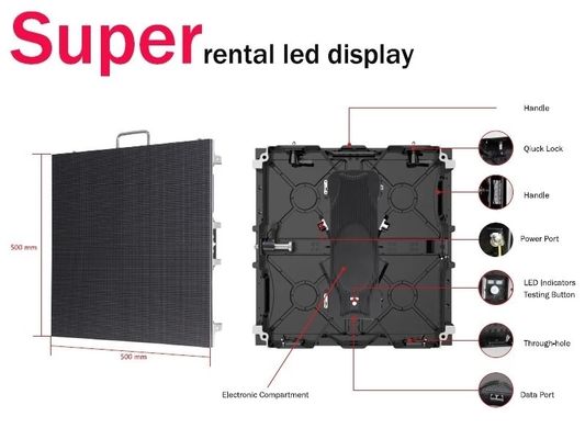 Full color Hd Led display Video Wall P3.91 Área exterior à prova d'água alto brilho Para Eventos Aluguel