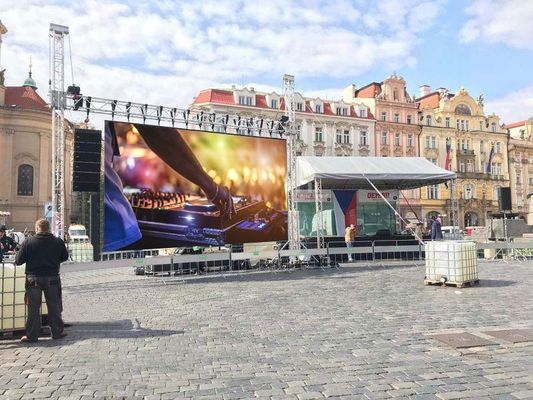 Ultra Thin Wall Indoor Outdoor P4 Rental LED Display Publicidade 3 anos de garantia