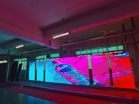 Pequeno Pitch P2.35 LED Display Aluguel, Interior, 2500nits Brilho, Alta Densidade