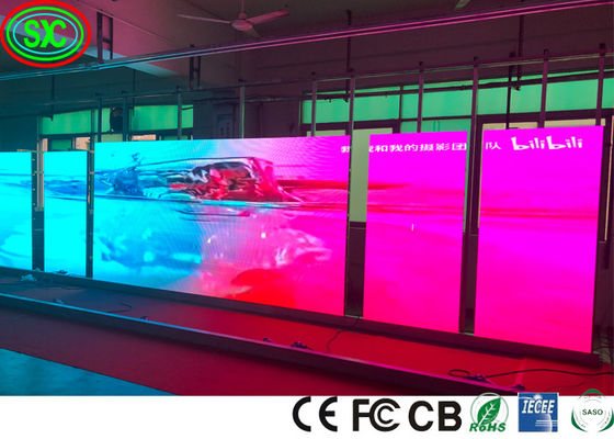CVBS P3.91 P4.81 SMD272 Escenário LED Escreens Indoor 300W/M2 tela LED a cores inteiras