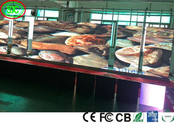 CVBS P3.91 P4.81 SMD272 Escenário LED Escreens Indoor 300W/M2 tela LED a cores inteiras