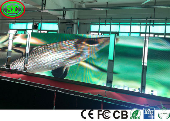 CVBS P3.91 P4.81 SMD272 Escenário LED Escreens Indoor 300W/M2 tela LED a cores inteiras