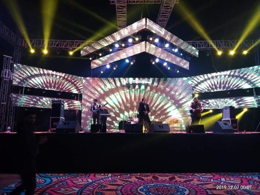 P3.91 Ecrã LED de palco HD interior 64x64 Matriz de pontos para aluguel e penduração