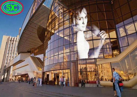 G3.91-7.82 Ecrã LED transparente com SMD2121 e método de condução