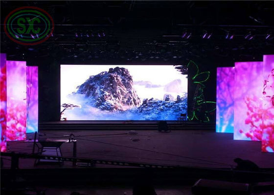 Ecrã de parede de vídeo LED interno de alta luminosidade em cores HD