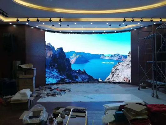Bom preço Anunciando o armário alto conduzido interno da definição 512x512mm da tela de exposição da cor completa, 1500 brilho, sistema da nova on-line