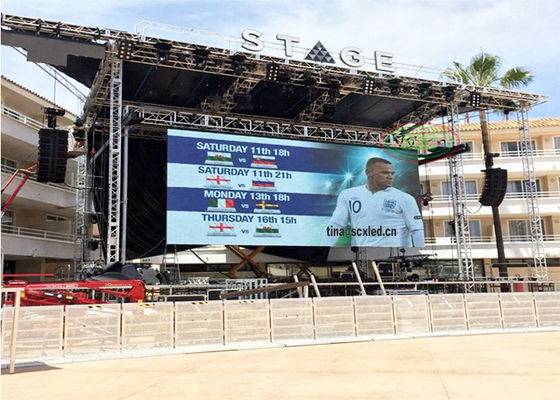 alto brilho Espelho de fundo de palco interior fino P4.81 Aluguel LED Video Wall tela em cores completas
