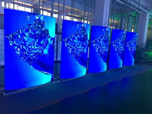 Tela LED ultrafina para lobby de hotel com parede de vídeo fixa interna e externa colorida para supermercado