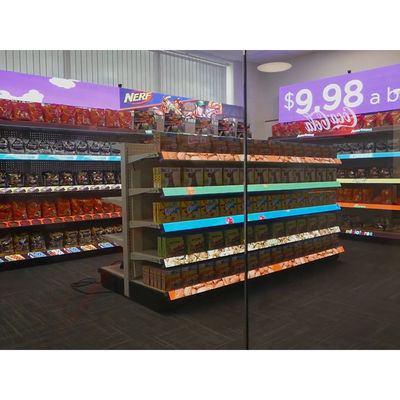 Novo item Pequeno pixel Pitch COB Ecrã de prateleira P1.87 Usado em supermercados / clubes / lojas de prateleiras interiores Strip LED Sig