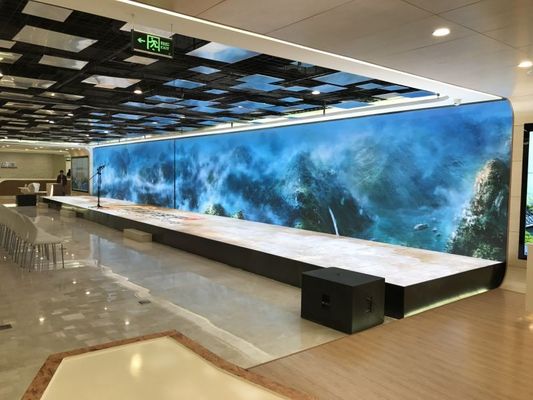 Ecrã de alumínio de fundição a óleo P4 SMD LED / Ecrã de LED de parede de vídeo multicolor interno, 3 anos de garantia