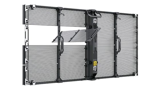 Display LED transparente para publicidade