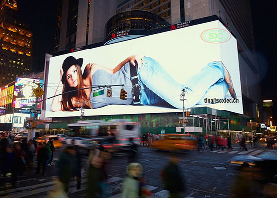 Exterior Alto brilho em cores P10 Publicidade LED Display Painéis de ecrã outdoor outdoors