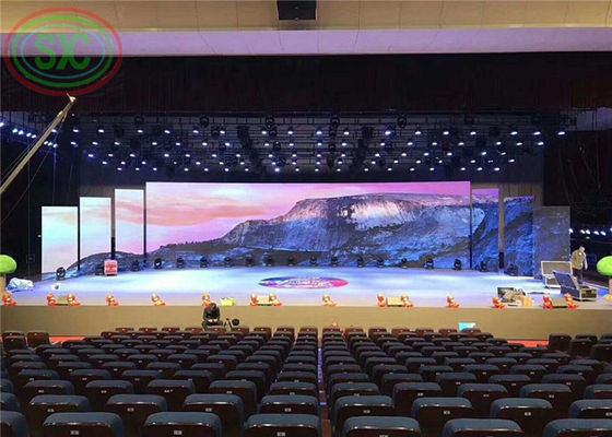 Ecrãs LED P5 Profissionais com entrada HDMI e alta definição para reprodução em tempo real no palco
