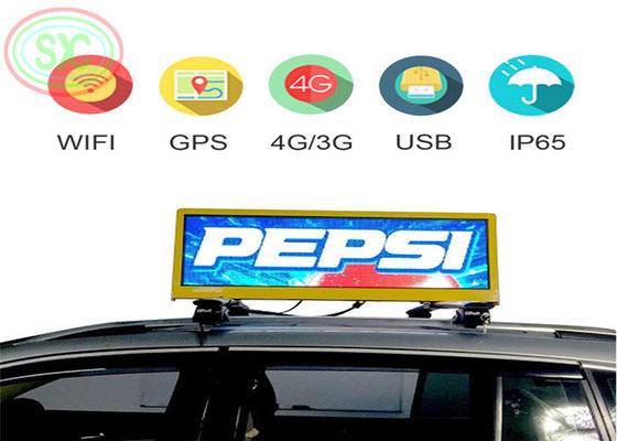 Tela LED para veículo exterior acessível com certificação CE/ROHS/FCC/ISO2001 e design personalizável