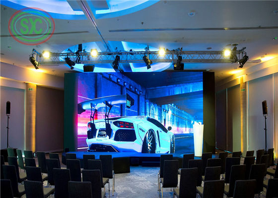 Display LED de aluguer P2.5 P3 P4 P5 P6 Ecrã 64x32 pontos Resolução do módulo e 128x128 pontos Resolução do gabinete