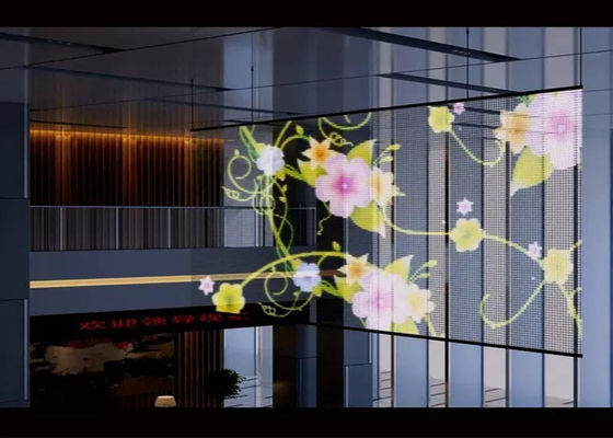 SMD 2121 Painel LED transparente Ecrã LED transparente Epistar Chip Alta visibilidade
