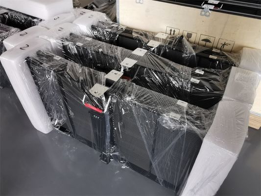 P3.91-7.82mm Ecrã LED transparente para publicidade interna