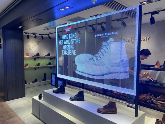 Painel LED transparente de alto brilho, sinalização a cores SMD2121