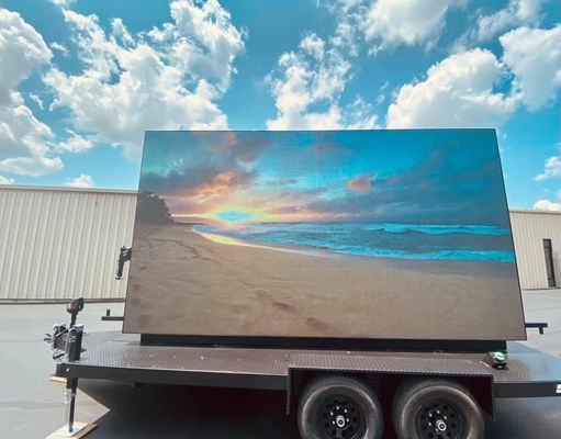 Full Color Outdoor Alto Brilho Grande Ecrã LED P5 640*640mm Publicidade fixa LED Billboard