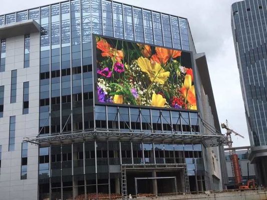 Outdoor P6 Full Color Alto brilho Frente Aberta Publicidade Comercial LED Display Screen Billboard