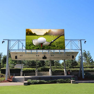 Estádio de futebol ao ar livre P5 Display LED digital grande parede de vídeo cartaz à prova d'água Alto brilho
