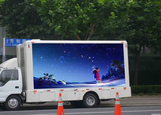 IP65 Vídeo Caminhão Digital Montado LED Display Full Color 10mm Pitch Pixel