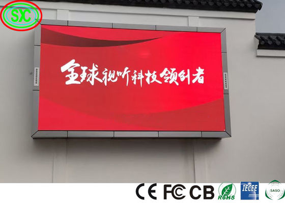 P6 Exterior Full Color LED Display Screen Personalizado Instalação fácil Grande comercial Publicidade Video Wall