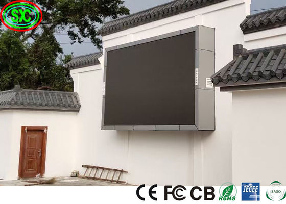 P6 Exterior Full Color LED Display Screen Personalizado Instalação fácil Grande comercial Publicidade Video Wall