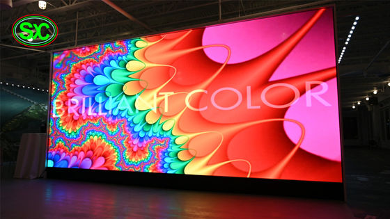 Ecrã LED de aluguer de alta luminosidade em cores RGB P6 960Mm X 960Mm Gabinete interior