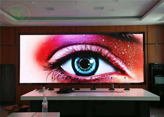 Ecrã de parede de vídeo LED interno de alta luminosidade em cores HD